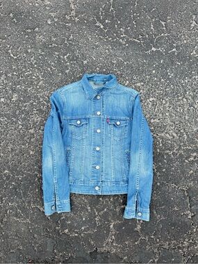 Levi's Blue Denim Shirt Jacket